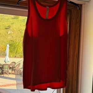Lululemon Athletica Orange coralTank Top